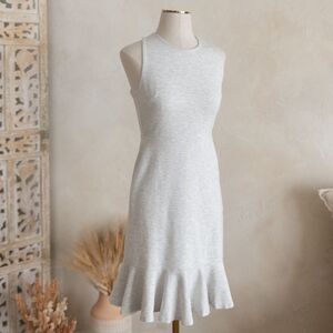 Women's Banana Republic Criss Cross Back Gray Jersey Dress‎ size 00 Petite